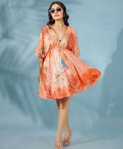 Vente d'usine Robe courte décontractée d'été pour femmes - Product Image 4