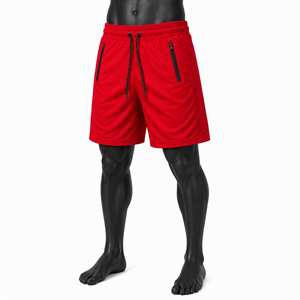 Pantalones Cortos Deportivos de Secado Rápido para Hombre, con Logotipo Personalizado, para Entrenamiento Atlético y Running, con Bolsillos con Cremallera y Cintura Elástica - Product Image 5