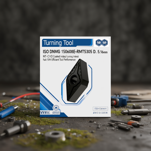 Inserto de Torneado Indexable con Recubrimiento MT-CVD ISO DNMG 150608E-RMT5305 D. 5.16mm, Paquete de 10 para un Rendimiento Eficiente de la Herramienta - Product Image 3