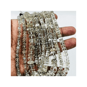 Haute qualité 14 pouces brin Premium naturel africain pierre de lune facettes Rondelle perles 4-5mm cristal fabrication de bijoux Alif - Product Image 4