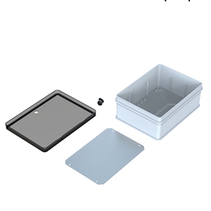 <b>ABS</b> Junction Box 300x400x165 mm White Waterproof Wall Mount Panel Mounting Plate IP65 Enclosure - Product Image 4
