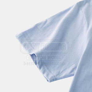 เสื้อยืดแขนสั้นระบายอากาศได้ดีสีพื้นเสื้อยืดผู้ชาย2025จากปากีสถาน - Product Image 5