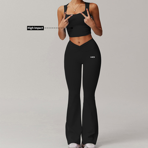 Legging femme 2025 nouvelle impression taille haute Leggings de gymnastique sans couture Fitness Sport pantalon maigre Stretch décontracté - Product Image 3