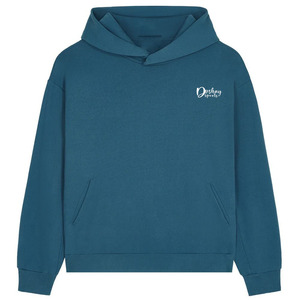 Sweat à capuche épais brodé personnalisé 350gsm épais sans ficelle sweat à capuche homme en molleton de coton surdimensionné - Product Image 3