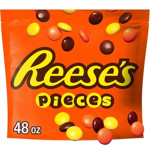 REESE'S PIECES, Cacahuetes con Mantequilla en una Cubierta Crujiente, Bolsa de Dulces a Granel, 48 oz - Product Image 3