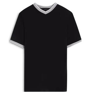 T-shirts à col en V gris chiné Logo personnalisé imprimé respirant Next Level Apparel T-shirts en coton mélangé de qualité supérieure pour hommes - Product Image 6