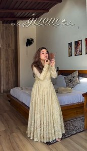 Nouvelle Arrivée 2026 – Tissu en Fausse Fourrure Couleur Personnalisée avec Broderie et Sequins pour Robe de Soirée / Salwar Kameez Stole Été - Product Image 3