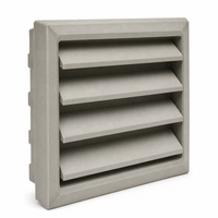 Panneau de ventilation composite SMC, système de stockage d'aliments, volet d'extraction pour tour d'alimentation, ferme avicole, bâtiment d'élevage