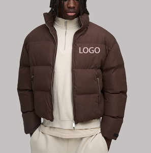 Abrigo Acolchado para Hombre, Estilo Urbano Retro Otoñal, Nuevo Estilo, Aislante, Simple, Térmico, Resistente al Agua, Sobretodo Modesto - Product Image 4