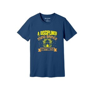 Camiseta de algodón 100% con estampado de temas de Buda, estilo informal, 12 opciones de color, 160-180, colocación de diseño personalizable GSM pesado - Product Image 5
