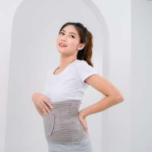 Corsé de Maternidad Elástico de Algodón con Cinta de Goma, Transpirable y Lavable, Diseñado para Brindar Soporte Posparto y Mantener la Postura - Product Image 2