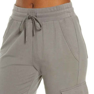Pantalons de survêtement plats pour femmes personnalisés, streetwear, sport, loisirs, nouvelle collection d'automne, coupe ample, pieds retroussés, taille élastique, hiver - Product Image 5
