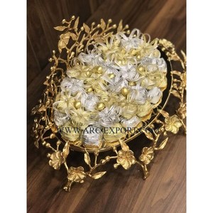 Plateau et bol de service en métal de grande taille de qualité supérieure pour hôtels de table de mariage et serveur de chocolat - Product Image 6