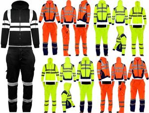 Combinaison de travail à rayures réfléchissantes pour une meilleure visibilité et protection - Product Image 3