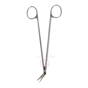 Ciseaux vasculaires DeBakey 180 mm, lame angulaire tranchante de 10 mm en acier inoxydable pour une chirurgie de précision |   Haute qualité certifiée CE - Product Image 2