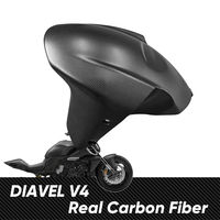 Guardabarros Delantero de Fibra de Carbono Real para DUCATI Diavel V4, Carbonart