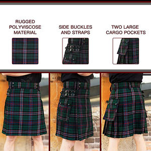 กระโปรงพับสก็อตสำหรับผู้ชายสไตล์ยอดนิยมออกแบบได้ตามต้องการ - Product Image 5