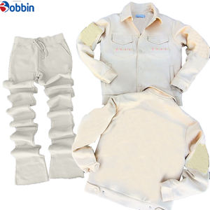 Ensemble de survêtement de qualité supérieure avec logo personnalisé, ensembles de baseball classiques pour hommes, veste et pantalon de baseball, vêtements de jogging, sweat-shirts patchwork, ensemble de sport - Product Image 2