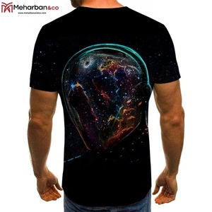 T-shirt homme imprimé personnalisé avec Logo 100 coton, t-shirt quantité minimale de commande 20 pièces 160 Gsm, décontracté, en soie, unisexe - Product Image 4