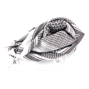 High Quality Cotton Shemagh Lightweight Square Tactical Desert <b>Scarf</b> Wrap Custom Logo Winter Ethnic Arab Keffiyeh - Product Image 4