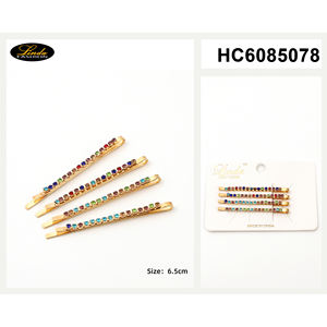 Barrettes à cheveux Linda Sweet Bow 5cm en polyester pour femmes, décoration quotidienne des cheveux - Product Image 1