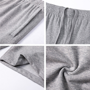 OEM Custom High Quality Men's Summer Jogger <b>Set</b> Casual 2 Piece Cotton Shorts and T-Shirt with Custom Logo - Product Image 4