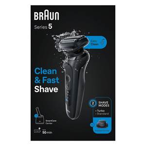 Tête de rechange pour rasoir électrique Series 5 Clean&Fast Noir Rechargeable 52 N7200CC pour Barba Rasoio - Product Image 2