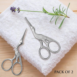 Tijeras Profesionales de Acero Inoxidable para Recortar el Vello de la Nariz, Punta Segura, Tijeras Pequeñas para Maquillaje, Cuidado Personal y Belleza - Product Image 5