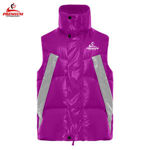 Chaleco cálido acolchado para hombre 100% chaleco cortavientos de invierno de alta calidad para hombre ropa de abrigo chaleco sin mangas acolchado informal - Product Image 3