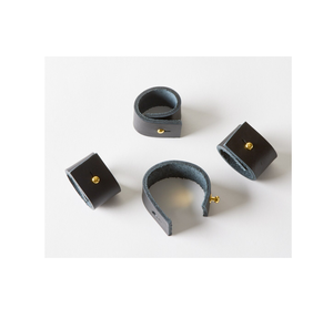 Leather Napkin Ring for Party High Quality <b>Table</b> Top Decoration Luxury Custom Design Napkin Holder Piece - Product Image 4