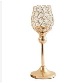 Candelabro de Metal Plateado Hecho a Mano, Elegante y Fabuloso Portavelas de Cristal, Centro de Mesa Decorativo para Bodas, Relieve - Product Image 2