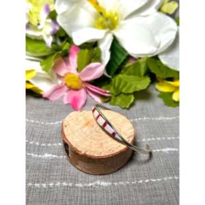 Navajo Handmade Multi-Stone & Sterling <b>Silver</b> Fashion <b>Cuff</b> <b>Bracelet</b> - Product Image 3