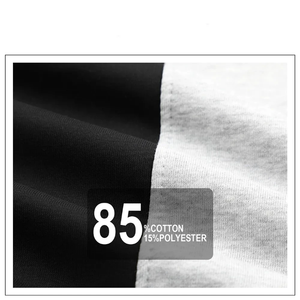 Sudadera de cuello redondo de gran tamaño de algodón Sudadera bordada personalizada de talla grande Sudadera de cuello redondo para hombre - Product Image 5