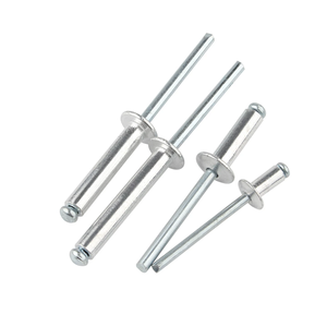 Rivet aveugle à tête dôme en acier inoxydable, rivet aveugle à tête plate ronde à extrémité ouverte, rivet ouvert M24-M5 - Product Image 1