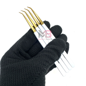 Pince à épiler de précision pour extensions de cils, en acier inoxydable, antistatique, durable, à pointe fine, marque privée, écologique - Product Image 6