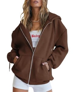 Sudadera con Capucha Personalizada de Alta Calidad, Bordado y Estampado Puff, Cómoda, Oversize, Estilo Urbano para Mujer, 100% Algodón, Resistente al Viento - Product Image 5