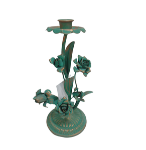 Florero de Metal de diseño antiguo, cobre con maceta antigua verde para decoración de bodas y salas de estar, hecho a mano a granel - Product Image 4