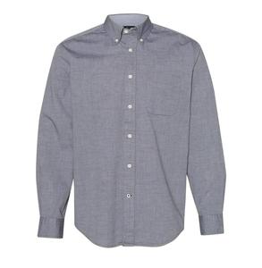 Top Sale Best Design <b>Men's</b> Chambray <b>Shirt</b> Casual Cotton Long Sleeve Breathable Comfortable for Casual Wear Made in Bangladesh - Product Image 5