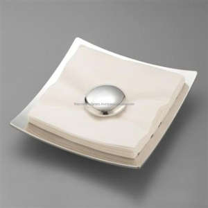 ที่ตั้งกระดาษทิชชู่สำหรับโรงแรมและร้านอาหารที่ใส่ผ้าเช็ดปากทำจากโลหะน้ำหนักเบาพกพาได้หรูหราของตกแต่งในงานแต่งงาน - Product Image 4