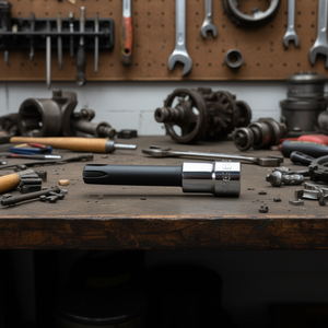 Llave con insertos pulidos cromados de 1/2 pulgada con accionamiento cuadrado hembra para tornillos de cabeza hexagonal - Product Image 3