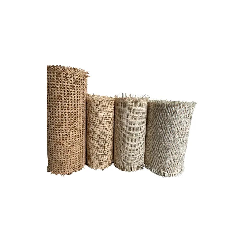Бамбуковая ротанговая палка по заводской цене, рулон из натуральной плетеной сетки из ротанга для изготовления пластиковой мебели для 0084587176063 гостиной