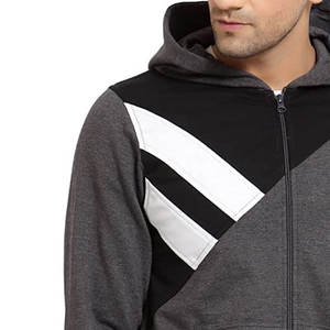 Sudadera con capucha para hombre 100% algodón al por mayor, sudadera con capucha con cremallera extragrande personalizada para invierno, fabricante de sudaderas con capucha de marca privada OEM - Product Image 6