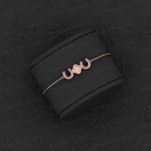 Pulsera con abalorio de trébol y zapato de caballo de Plata de Ley 925 sólida de alta calidad buena para cenizas y trabajo de resina recuerdo joyería de leche materna - Product Image 3