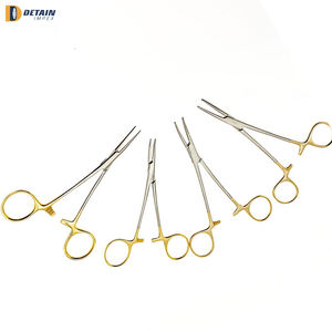 Fórceps de mosquitos hemostáticos rectos quirúrgicos La base de los instrumentos quirúrgicos Sutur Kit Medic Instrument - Product Image 6