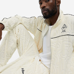 Ensemble 2 pièces personnalisé Survêtement Survêtement de sport en coton pas cher - Product Image 4