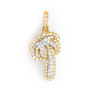 Hermoso árbol de moda colgante personalizado 925 plata esterlina Mossanite diamante fino diamante Hip Hop joyería - Product Image 3