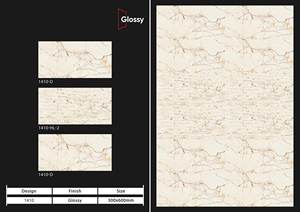 BestQuantity Decoración de pared interior 300x600mm Azulejos de cerámica brillante esmaltados Color blanco Hecho EN LA India - Product Image 4