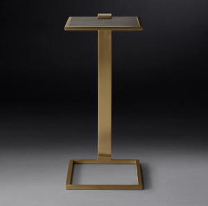 Mesa auxiliar de metal decorativa de latón AK con acabado en polvo, mesa de diseño clásico para restaurante/muebles de hotel - Product Image 6