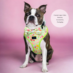 Custom Cute Adjustable <strong>Harness</strong> for <strong>Dogs</strong> Comfortable and Durable Light Green Kawaii Picnic <strong>Harness</strong> for <strong>Extra</strong> <strong>Small</strong> to Large <strong>Dogs</strong> - Product Image 3
