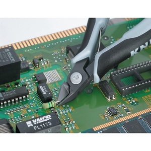 KNIPEX Precision Electronics Side <b>Cutters</b> 125 mm Length Beveled <b>Edge</b> Polished Utility Knife - Product Image 3